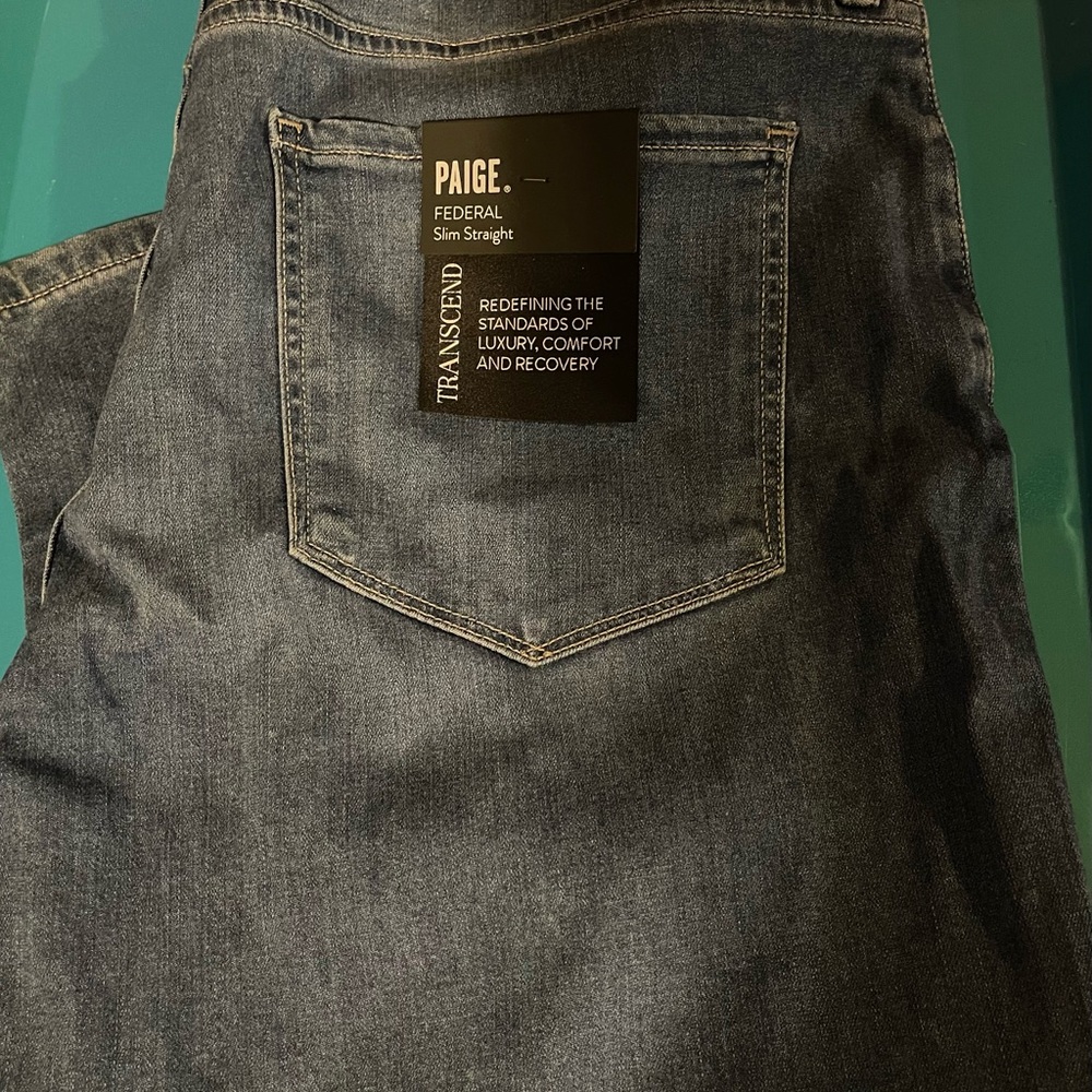 👖 PAIGE “Federal” Slim Straight Jeans 👖